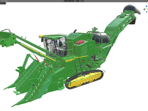 Raccoglitrice per canna da zucchero John Deere CH950 Modello 3D