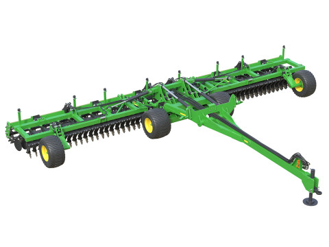 Lavoura Agr&iacute;cola John Deere HSD Modelo 3D