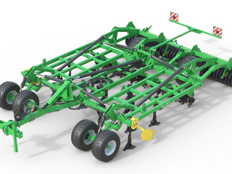 Навісний колісний культиватор Kerner X460 3D Модель