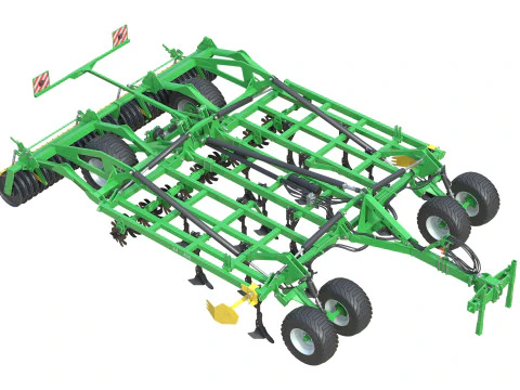 Навісний колісний культиватор Kerner X460 3D Модель
