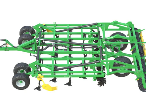 Навісний колісний культиватор Kerner X460 3D Модель