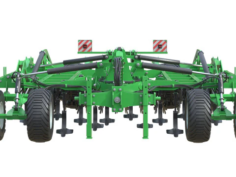 Навісний колісний культиватор Kerner X460 3D Модель