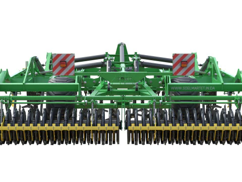 Навісний колісний культиватор Kerner X460 3D Модель