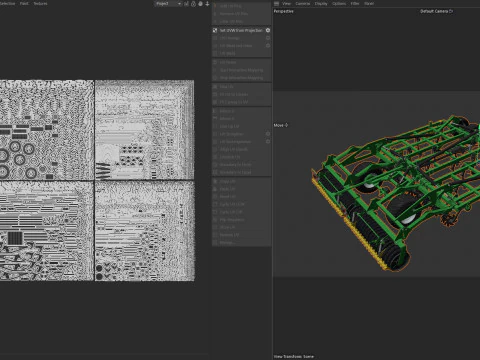 Навісний колісний культиватор Kerner X460 3D Модель