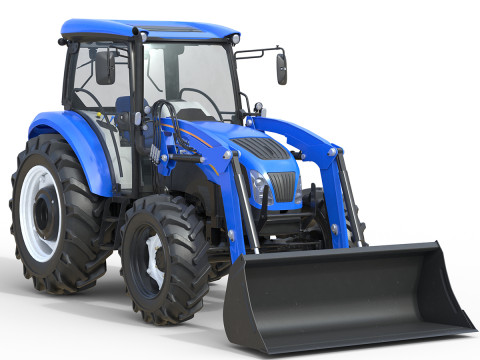 Trator utilit&aacute;rio New Holland WorkMaster Modelo 3D
