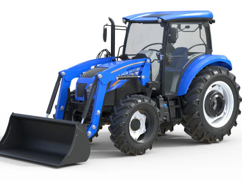 Trator utilit&aacute;rio New Holland WorkMaster Modelo 3D