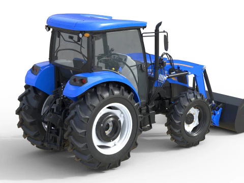 Trator utilit&aacute;rio New Holland WorkMaster Modelo 3D