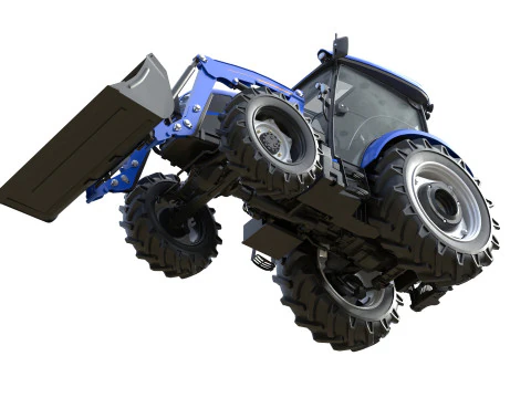 Trator utilit&aacute;rio New Holland WorkMaster Modelo 3D