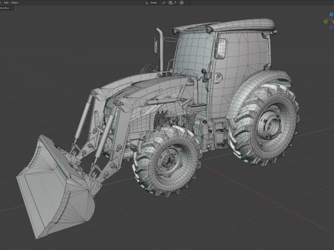 Trator utilit&aacute;rio New Holland WorkMaster Modelo 3D