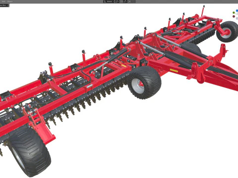 Cultivo Agr&iacute;cola Modelo 3D