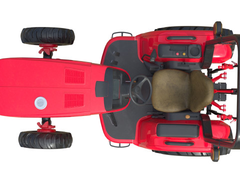 Traktor Utilitas Ringkas Model 3D