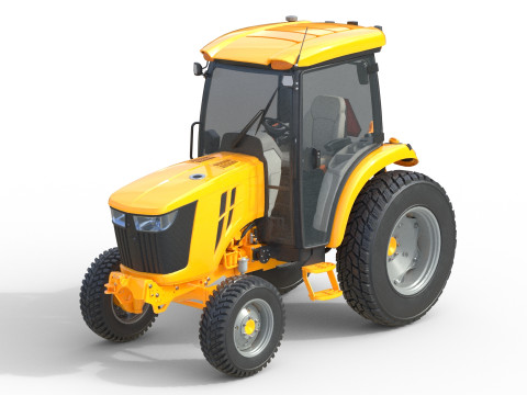 Traktor Utilitas Ringkas Model 3D