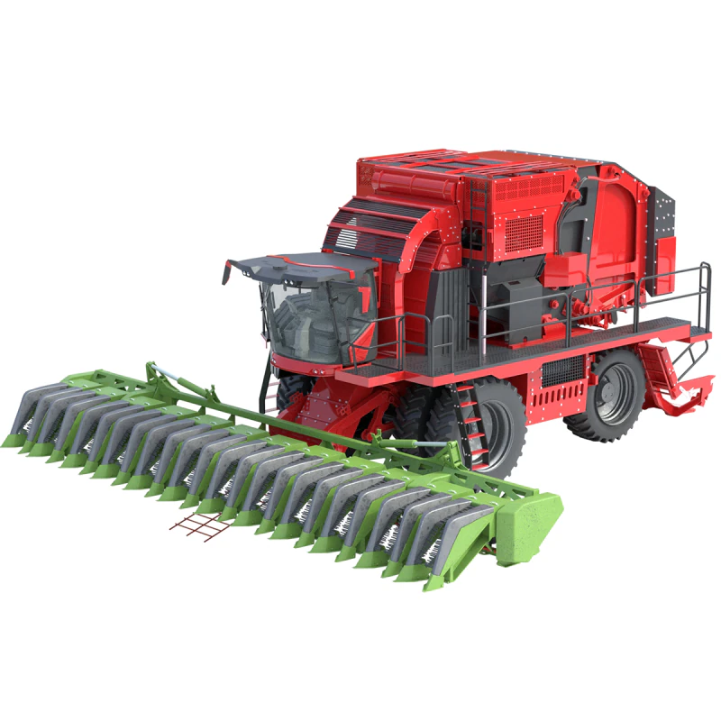 Cotton Picker Harvester 3D Model .c4d .max .obj .3ds .fbx .stl .blend 