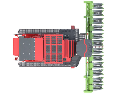 Raccoglitrice di cotone Modello 3D