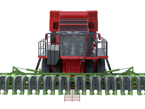 Raccoglitrice di cotone Modello 3D