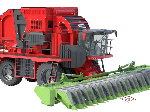 Raccoglitrice di cotone Modello 3D