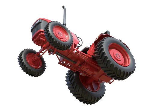 Jenerik &Ccedil;iftlik Trakt&ouml;r&uuml; 3D Model