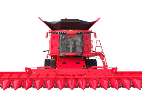 Mietitrebbiatrice per cereali Modello 3D