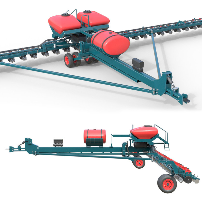 Jardini&egrave;re en rang&eacute;e Modèle 3D .c4d .max .obj .3ds .fbx .stl .blend 