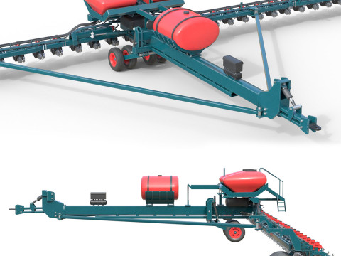 Rij plantenbak 3D Model