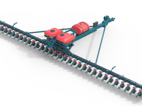 Jardini&egrave;re en rang&eacute;e Modèle 3D