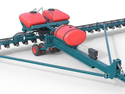 Jardini&egrave;re en rang&eacute;e Modèle 3D