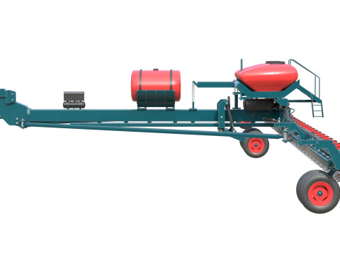 Jardini&egrave;re en rang&eacute;e Modèle 3D