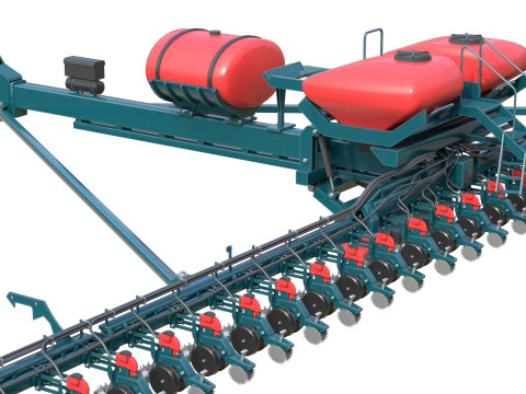 Jardini&egrave;re en rang&eacute;e Modèle 3D