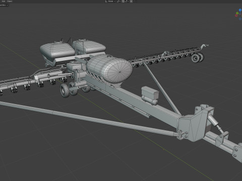 Jardini&egrave;re en rang&eacute;e Modèle 3D