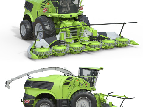 Zelfrijdende veldhakselaars 3D Model