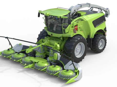 Self Propelled Forage Harvesters 3D Model