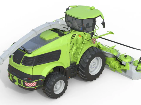 Self Propelled Forage Harvesters 3D Model