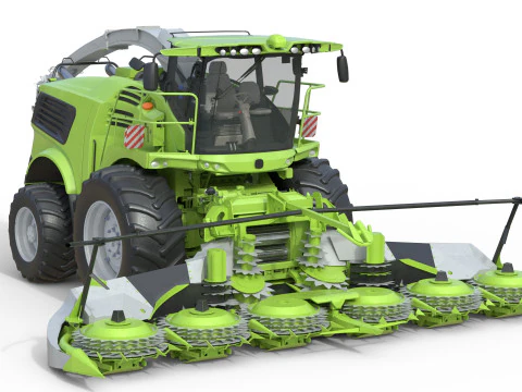 Self Propelled Forage Harvesters 3D Model