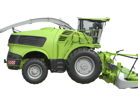 Self Propelled Forage Harvesters 3D Model