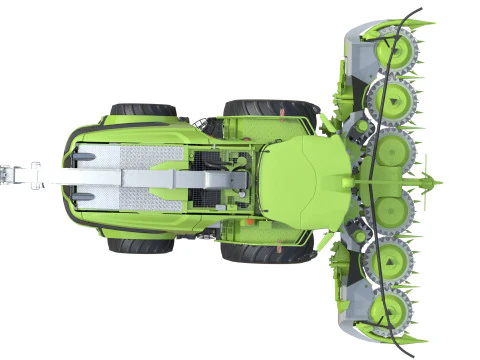 Self Propelled Forage Harvesters 3D Model