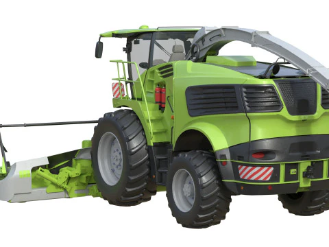 Self Propelled Forage Harvesters 3D Model