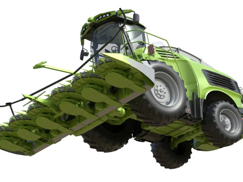 Self Propelled Forage Harvesters 3D Model