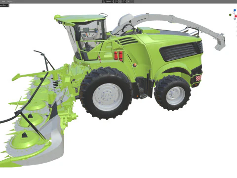 Self Propelled Forage Harvesters 3D Model