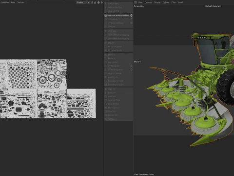 Self Propelled Forage Harvesters 3D Model