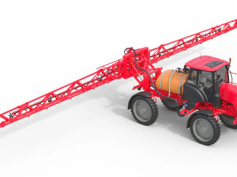 Pulverizador autopropelido Modelo 3D