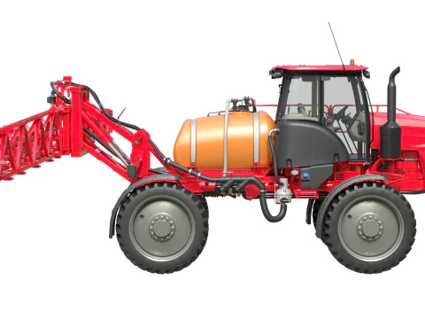 Pulverizador autopropelido Modelo 3D