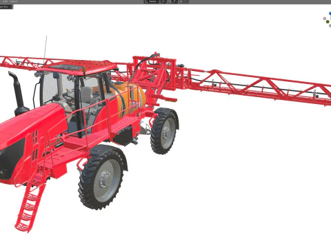 Pulverizador autopropelido Modelo 3D