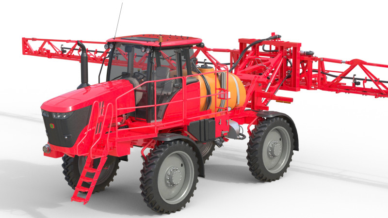 自走式噴霧器 3Dモデル .c4d .max .obj .3ds .fbx .stl .blend 