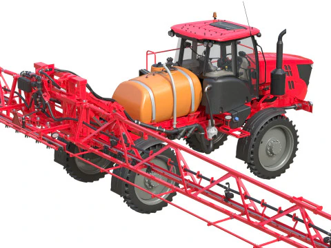 Pulverizador autopropulsado Modelo 3D