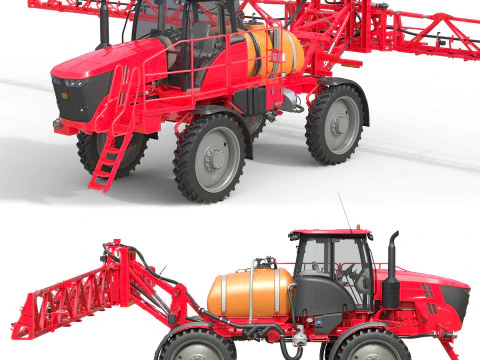 Pulverizador autopropulsado Modelo 3D