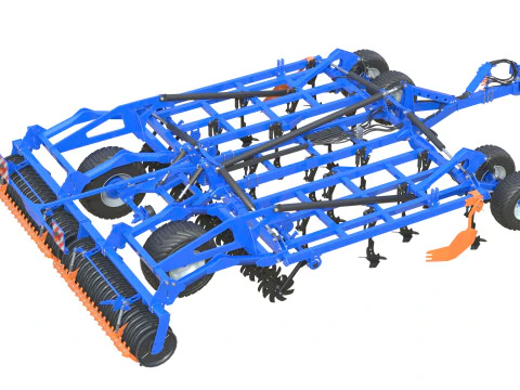 Soil Cultivator 3D Model