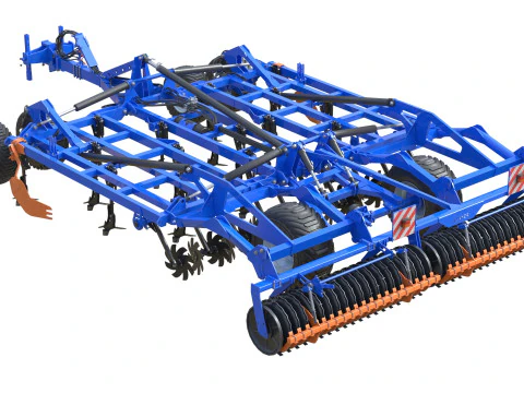 Soil Cultivator 3D Model