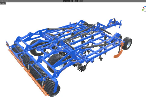 Soil Cultivator 3D Model