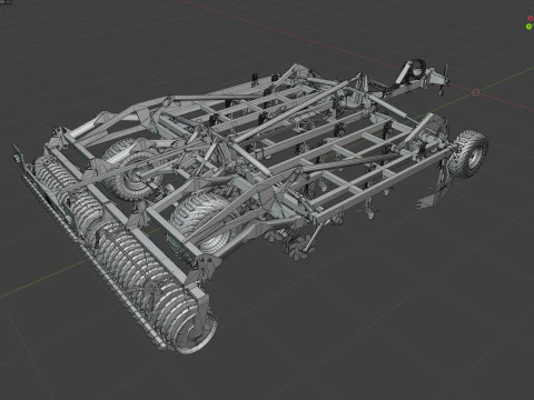 Soil Cultivator 3D Model
