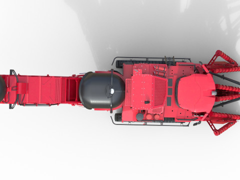 Mietitrice per canna da zucchero Modello 3D